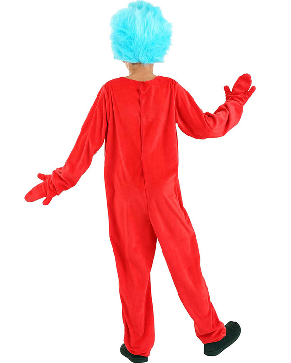 Dr Seuss Thing 1 or 2 Deluxe Kids Costume