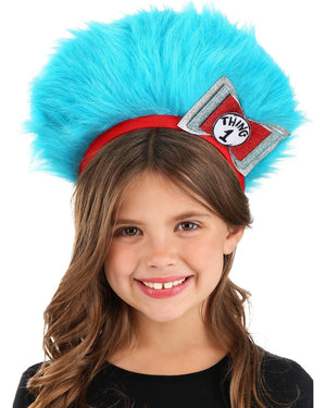 Dr Seuss Thing 1 and 2 Fuzzy Deluxe Headband
