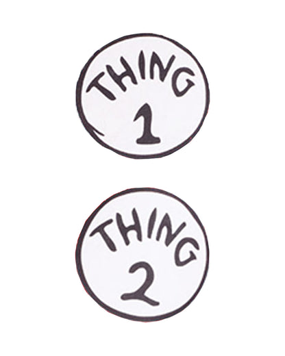 Dr Seuss Thing 1 and Thing 2 Kids Costume