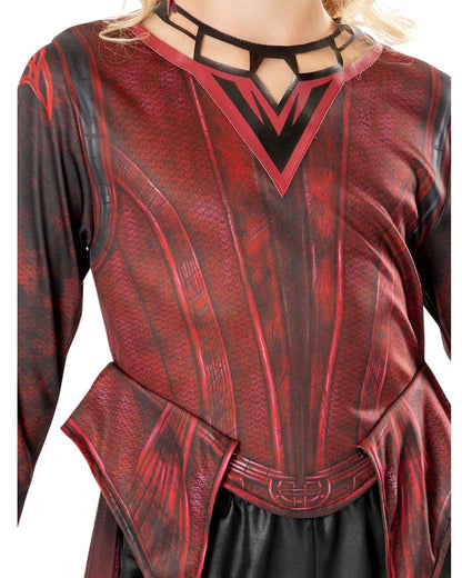 Dr Strange 2 Scarlet Witch Girls Costume
