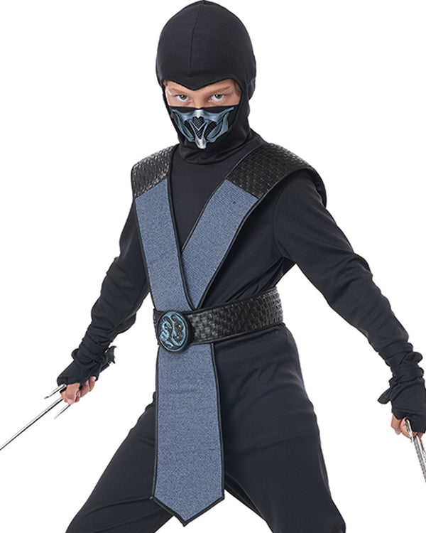 Dragon Master Blue Ninja Boys Costume