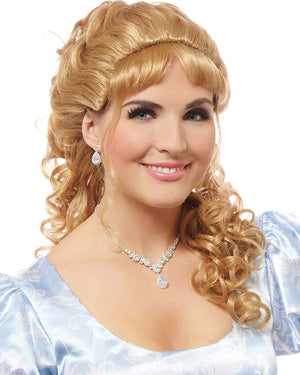 Duchess Long Curly Blonde Wig