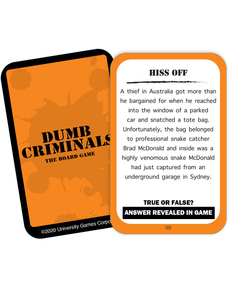 Dumb Criminals Board Game