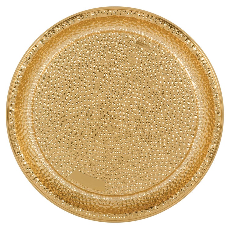 Christmas Premium Tray Gold Hammered Look