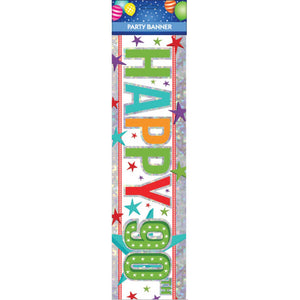 BNR Multi Happy 90th Birthday Banner