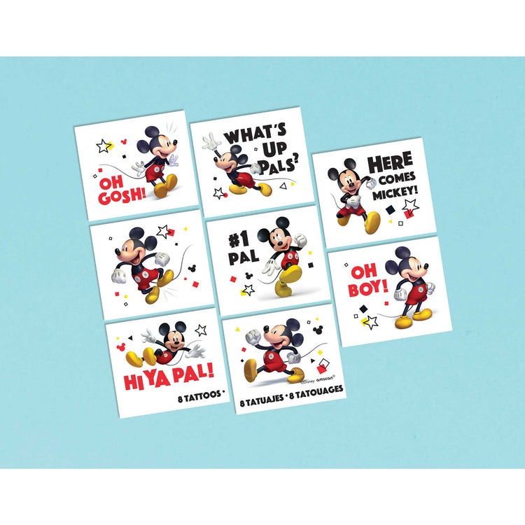 Mickey Mouse Forever Tattoos Pack of 8