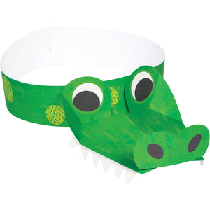 Alligator Party Headbands Pack of 8