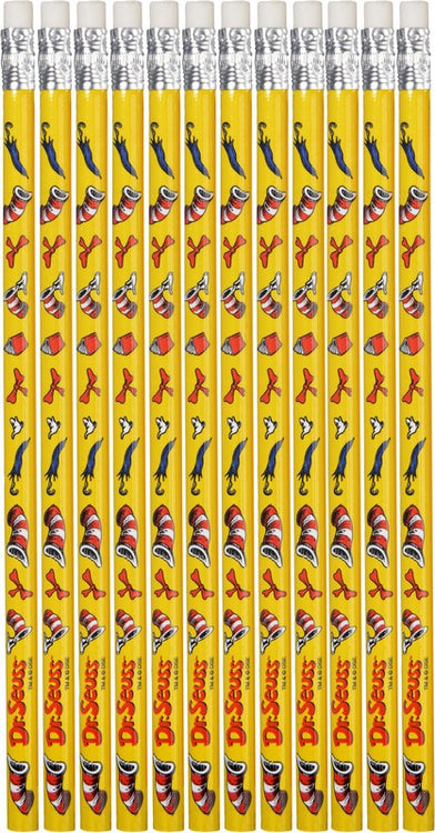 Dr Seuss Pencil Value Pack of 12