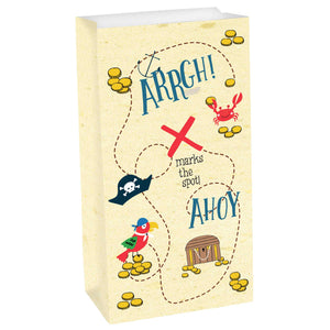 Ahoy Birthday Treat Bags Paper Pack of 8