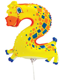 Number 2 Animal Balloon