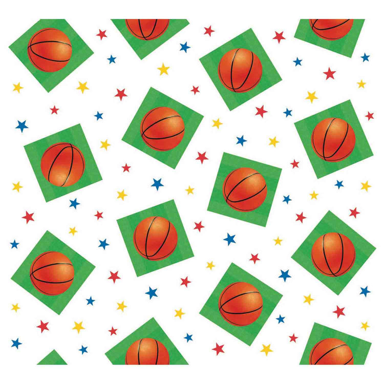Basketball Fan Plastic Table Cover
