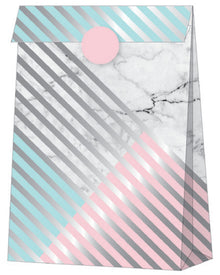 Marble Party Treat Bags Pack of 8