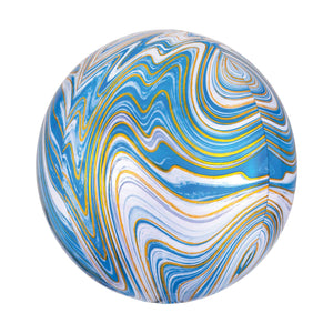 Orbz XL Blue Marblez Balloon
