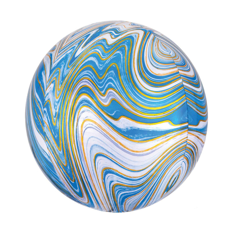 Orbz XL Blue Marblez Balloon