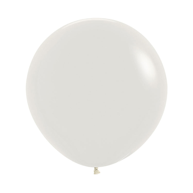 Sempertex 60cm Pastel Dusk Cream Latex Balloons 107 10PK