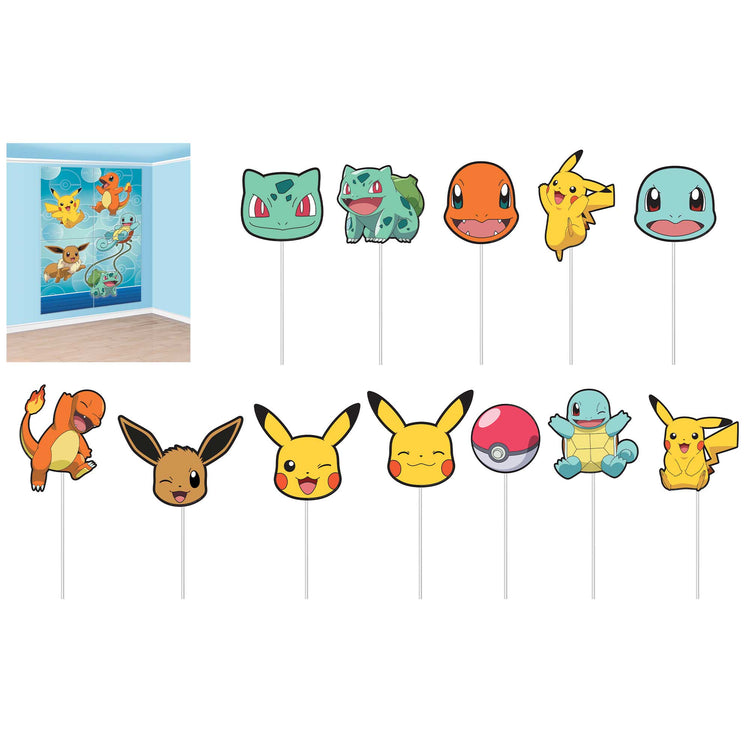 Pokemon Classic Scene Setter with Props Pack of 16