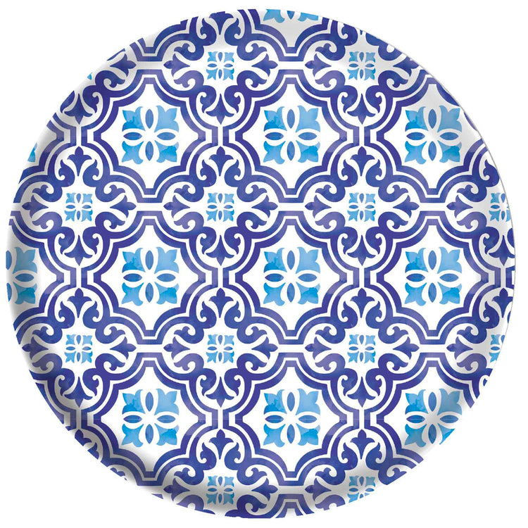 Mediterranean Melamine 17cm Plates Pack of 4