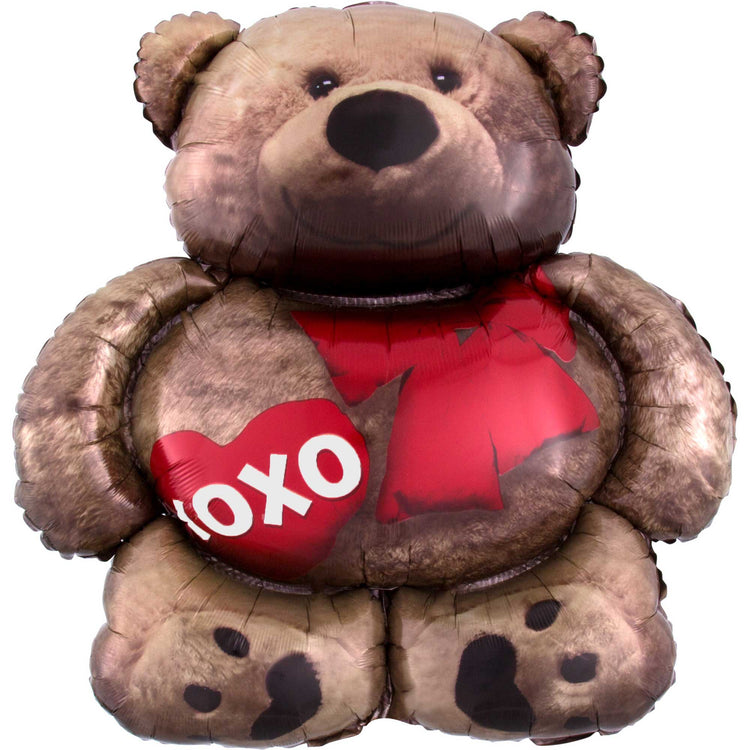 Cuddly Bear Love 86cm SuperShape Foil Balloon