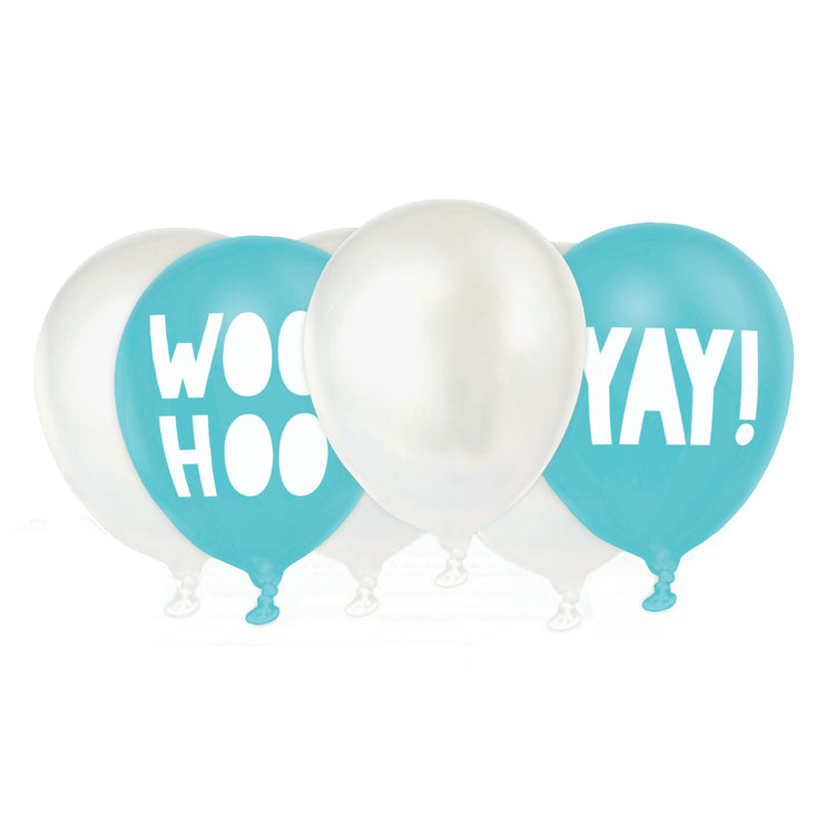 Shimmering Party Iridescent 30cm Latex Balloons Pack of 6