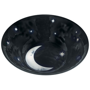 Halloween Classic Black and White Melamine Serving Bowl
