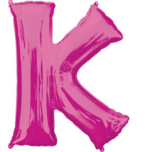 SuperShape Letter K Pink Balloon