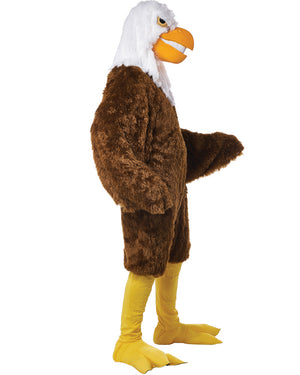 Eagle Maniac Mascot Adult Costume