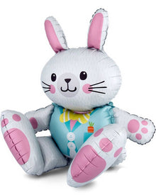 Easter Bunny Sitting Stacker Multi Balloon 76cm