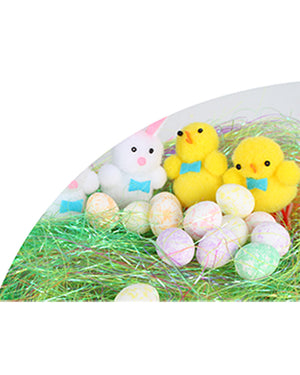 Easter Chicken And Rabbit Decoration 6cm Pack of 4