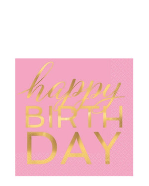 Eat Drink and Be Happy Lunch Napkins Pack of 16