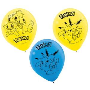 Pokemon Classic 30cm Latex Balloons Pack of 6
