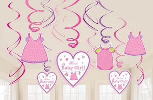 Shower With Love Girl Swirl Value Pack Pack of 12