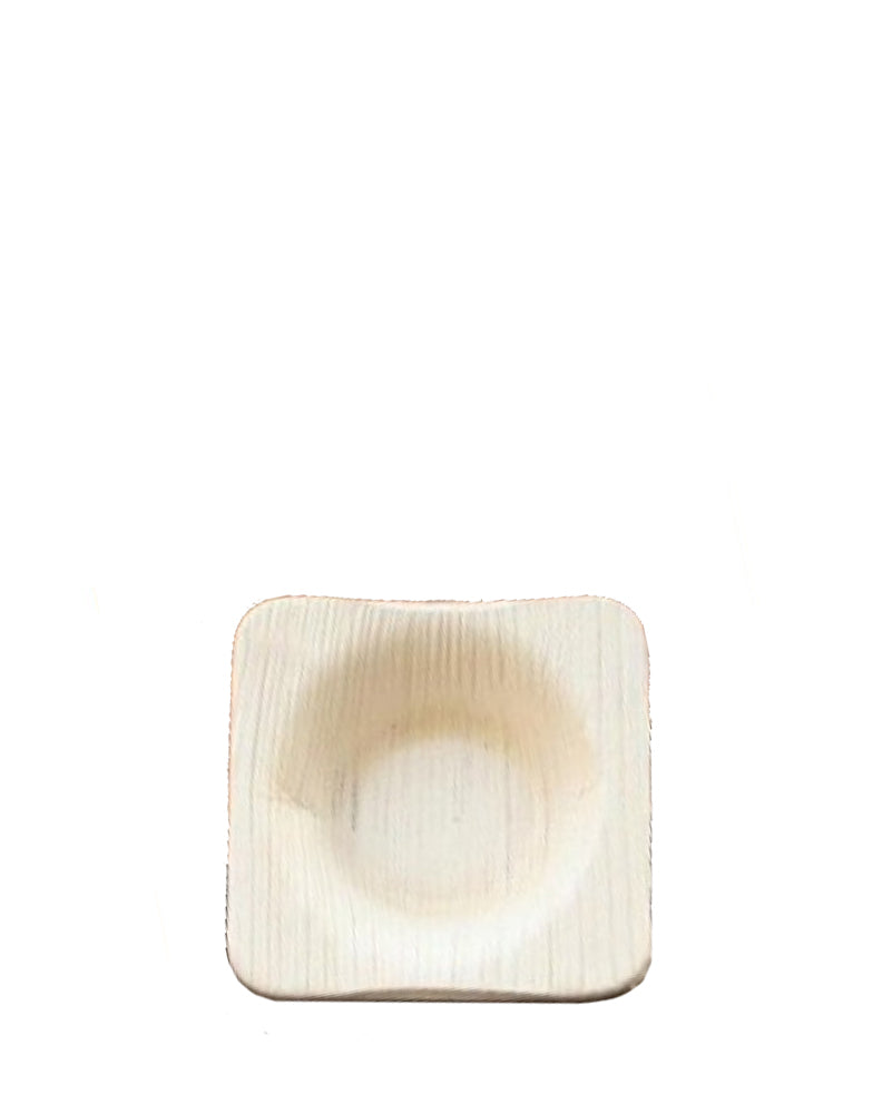 Eco Palm Leaf 6cm Round Dip Bowl Pack of 25