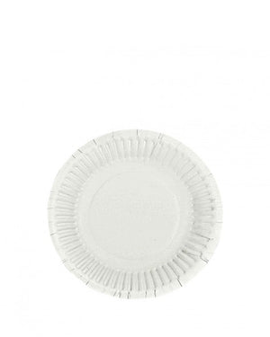 Eco White 15cm Round Paper Plates Pack of 50