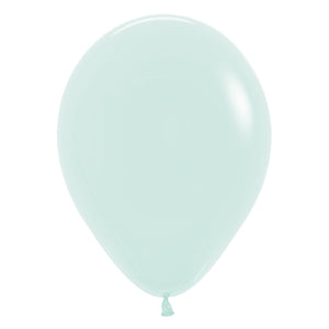 Sempertex 30cm Pastel Matte Green Latex Balloons 630 - 50PK