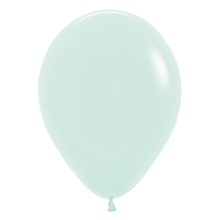 Sempertex 30cm Pastel Matte Green Latex Balloons 630 - 50PK