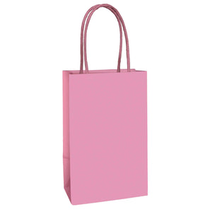 Large Paper Treat Bags New Pink Pack of 12