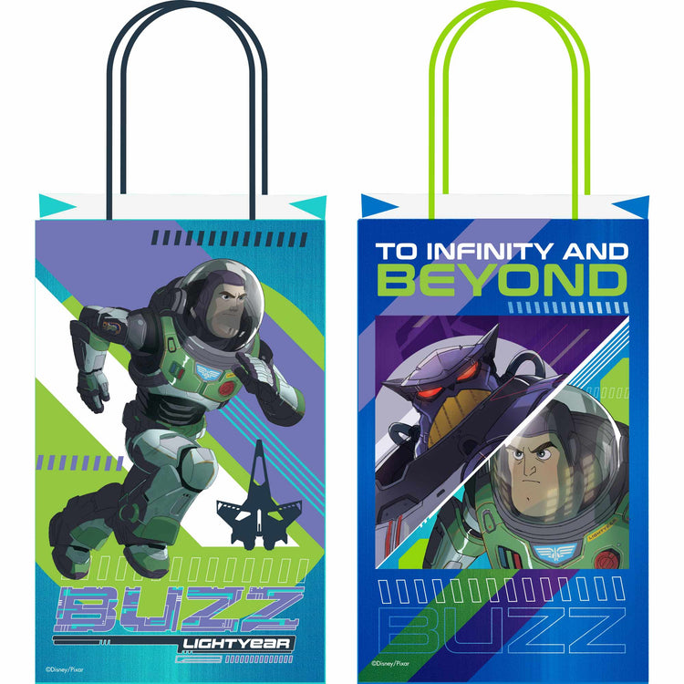 Buzz Lightyear Paper Kraft Bags Pack of 8