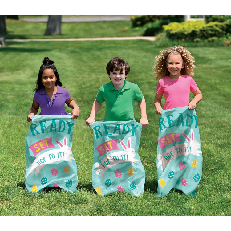 Easter Potato Sack Race Game Pack of 6