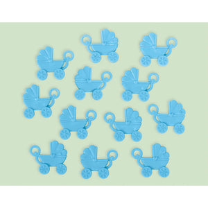 Baby Shower Carriage Favors - Blue Pack of 12