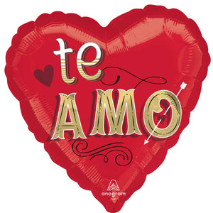 Jumbo Shape XL Just My Type Te Amo Balloon