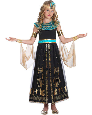 Egyptian Dazzling Cleo Girls Costume