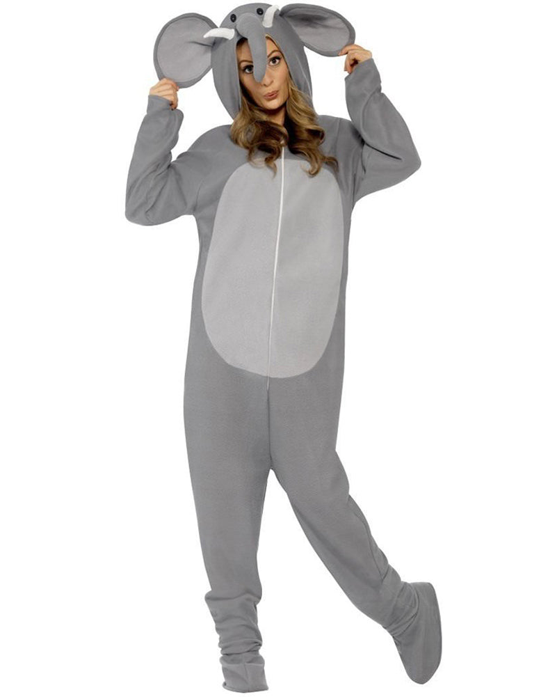 Elephant Hooded Adult Costume