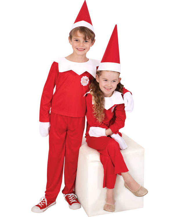 Elf On The Shelf Kids Christmas Costume