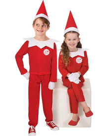 Elf On The Shelf Kids Christmas Costume