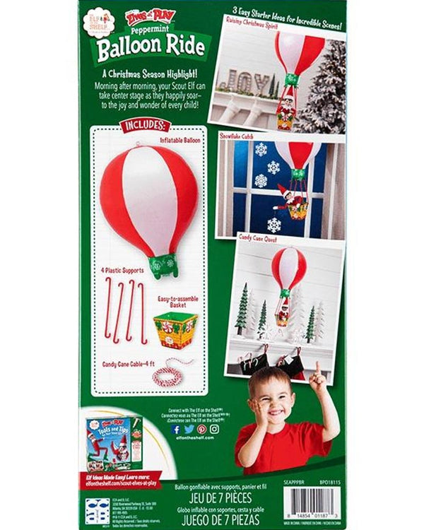 Elf on the Shelf Peppermint Balloon Ride Crafting Kit