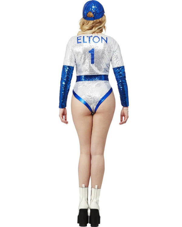 Elton John Music Sequin Baseball Deluxe Womens Costume