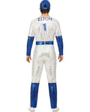 Elton John Sequin Baseball Deluxe Mens Costume