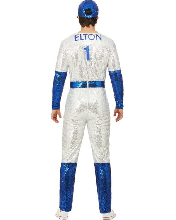 Elton John Sequin Baseball Deluxe Mens Costume