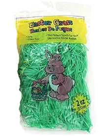 Green Plastic Easter Grass