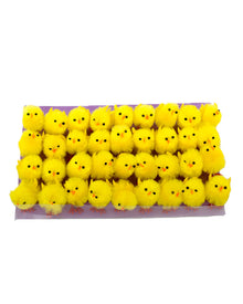 Easter Chick Decorations 3.5cm Pack of 36